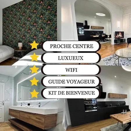 Lejlighed 3 Lenoir Grand T3 Luxueux Au Centre-ville 4 Pers Reims