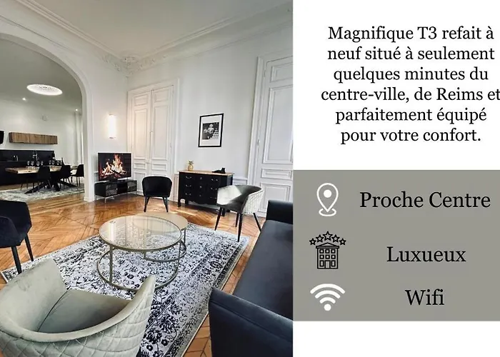 Apartment 3 Lenoir Grand T3 Luxueux Au Centre-ville 4 Pers